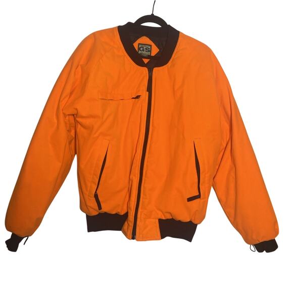 Gander Mountain Guide Series Jacket Mens M Blaze Orange Insulated Heavy Hunting - Picture 14 of 16